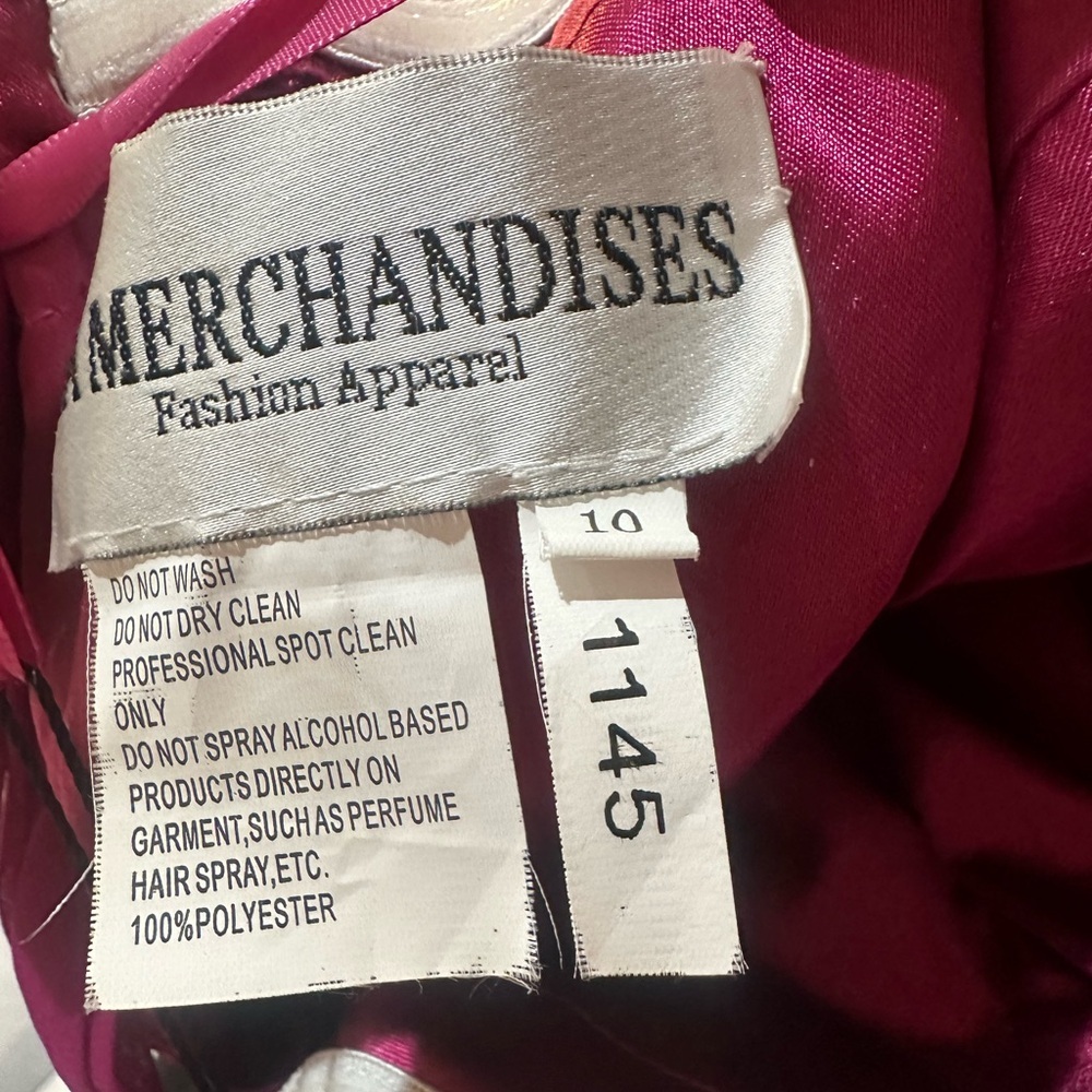 LA Merchandises Magenta formal dress Size 10 NWT - Picture 9 of 9